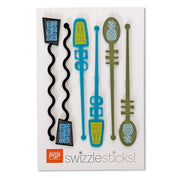 Swizzle Stick Set - Tiki - Blue Green - Destination PSP