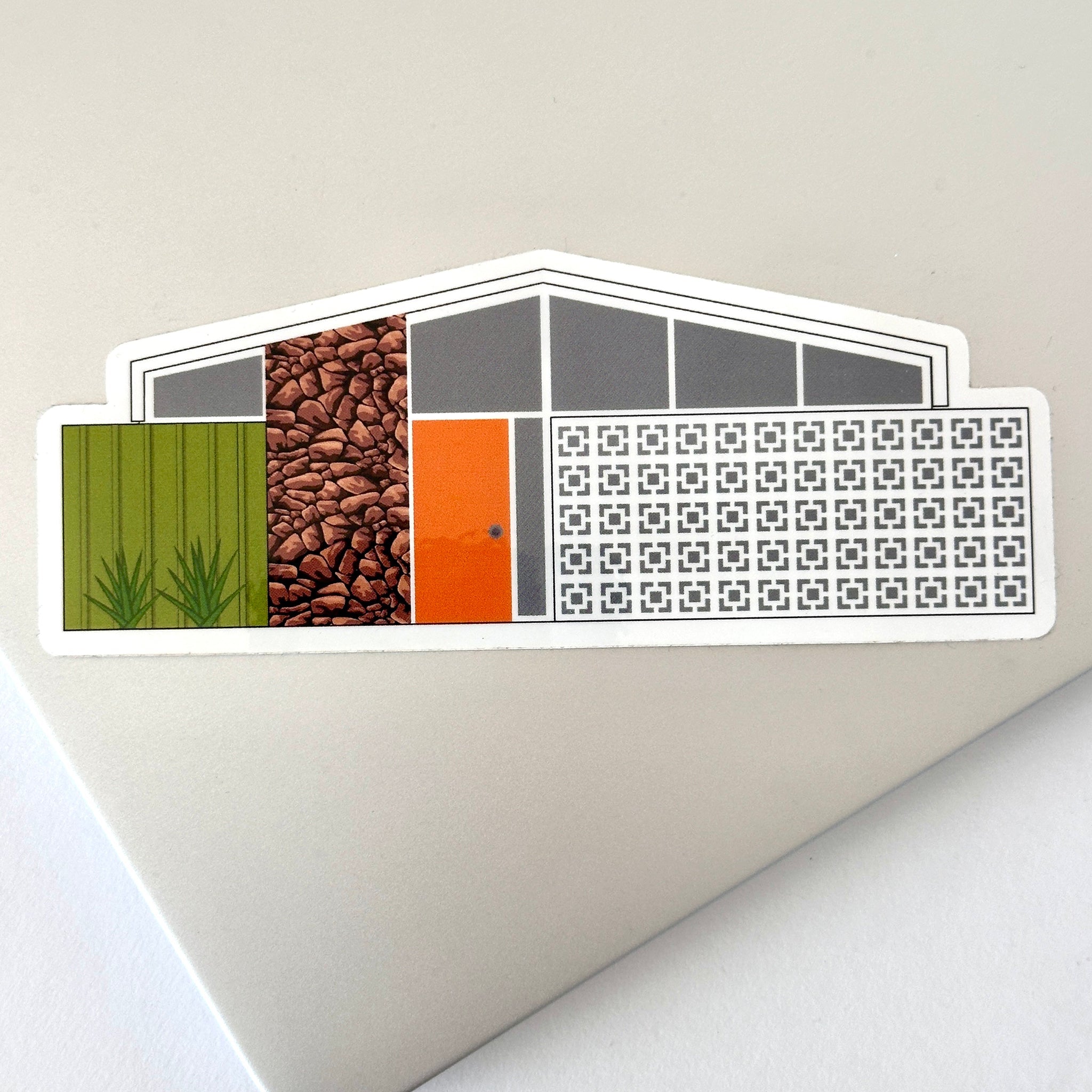 Twin Palms House Sticker - Destination PSP