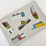 Twin Palms House Sticker - Destination PSP