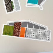 Twin Palms House Sticker - Destination PSP