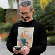 Unisex Long Sleeve T-shirt - 2025 Palm Springs Film Festival Poster Art - Black - Destination PSP