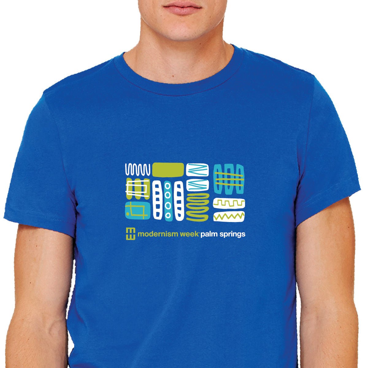 Unisex T-shirt - Modernism Week Mambo - Blue - Destination PSP