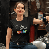 Palm Springs Rainbow Unisex T-shirt - Black