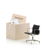 Vitra Eames Miniature - Aluminum Leather Chair