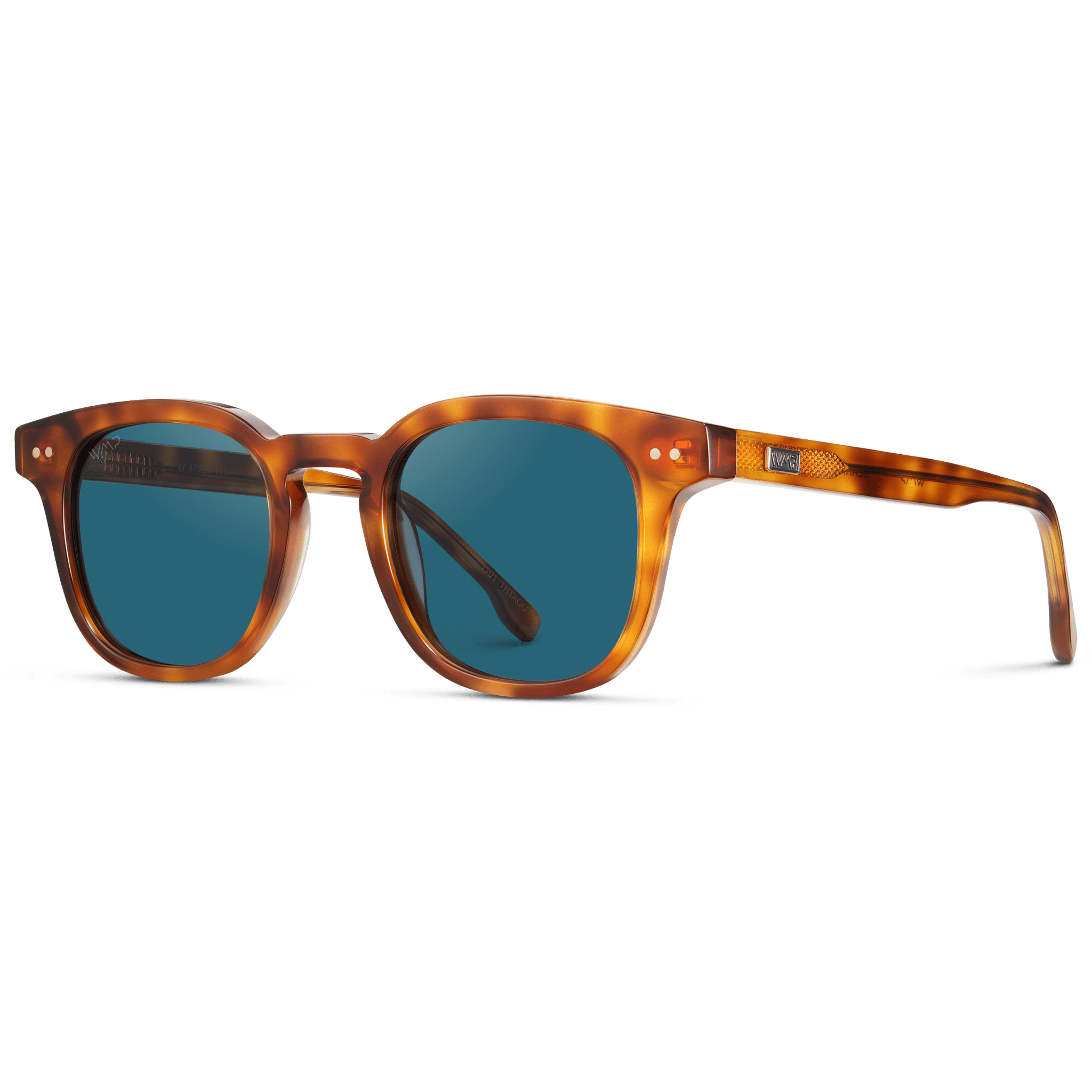 WMP Sunglasses - Clark - Tortoiseshell / Laguna Blue - Destination PSP