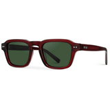 WMP Sunglasses - Morris - Red Garnet / Smoke Green Lense