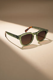 WMP Sunglasses - Nelson - Crystal Agave Green - Destination PSP