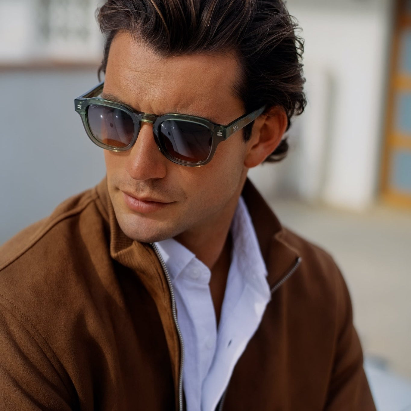 WMP Sunglasses - Nelson - Crystal Agave Green - Destination PSP