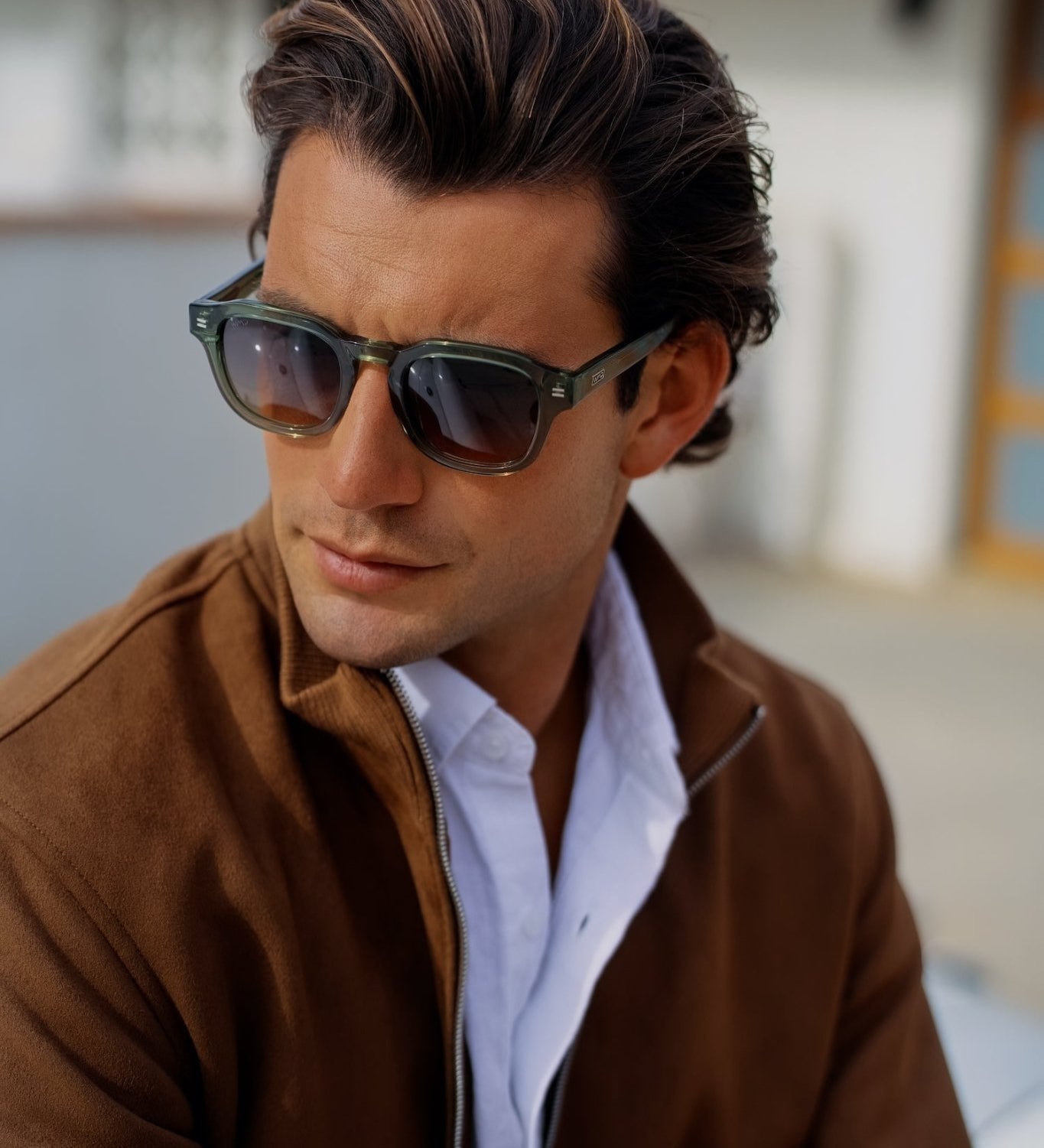 WMP Sunglasses - Nelson - Crystal Agave Green - Destination PSP