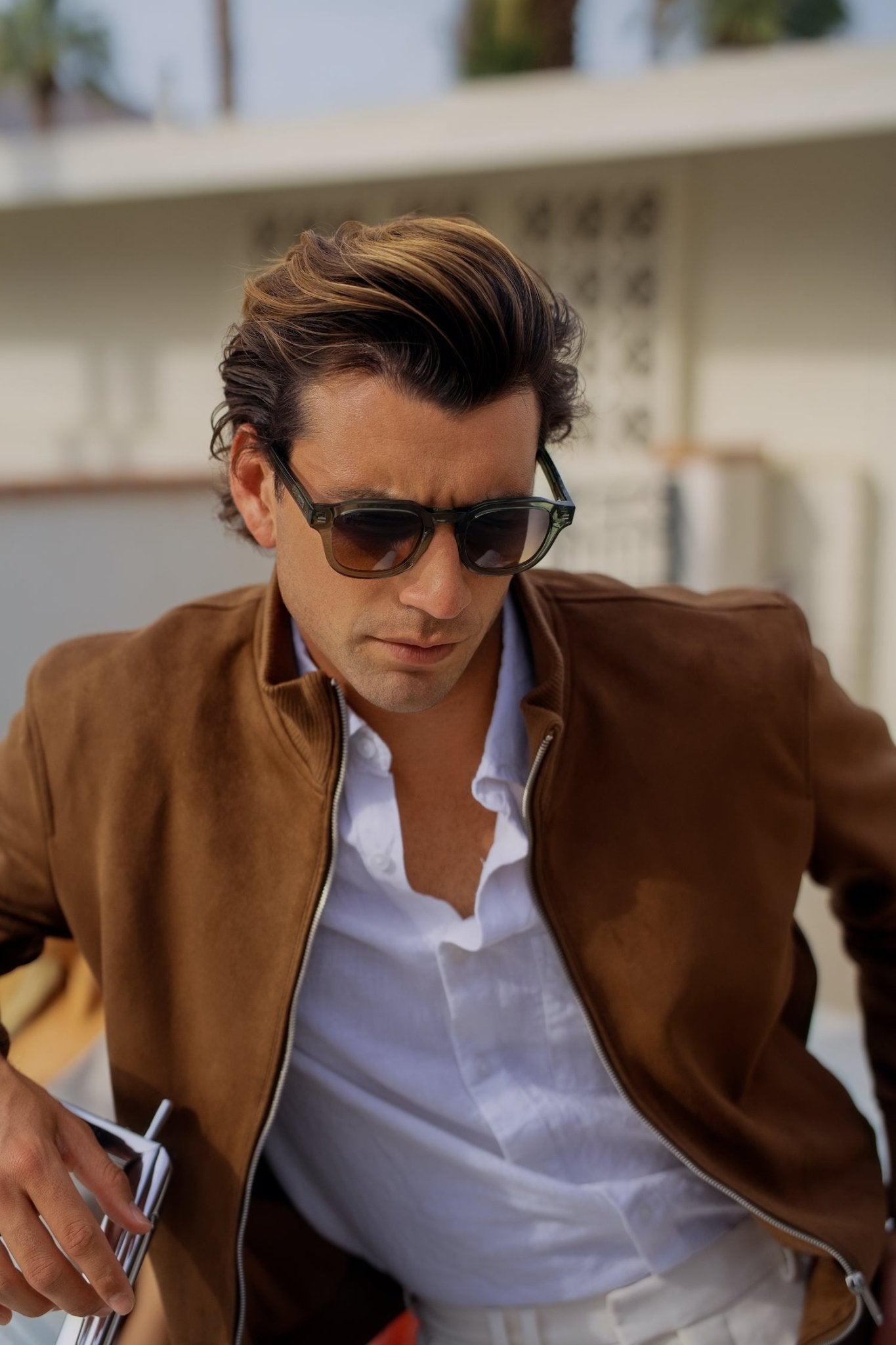 WMP Sunglasses - Nelson - Crystal Agave Green - Destination PSP