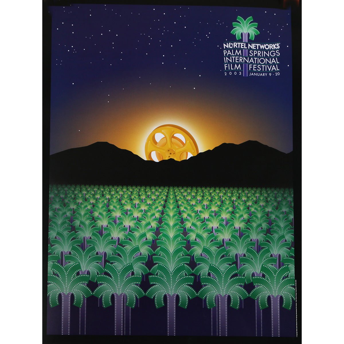 2003 Palm Springs International Film Festival Poster - Destination PSP