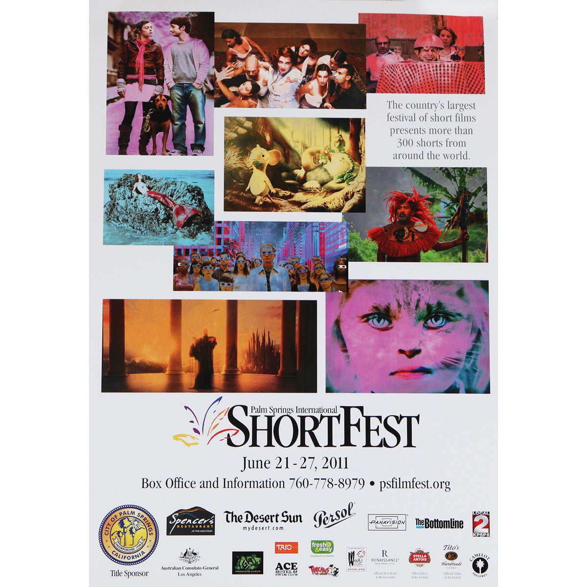 2011 Palm Springs International Shortfest Poster - Destination PSP