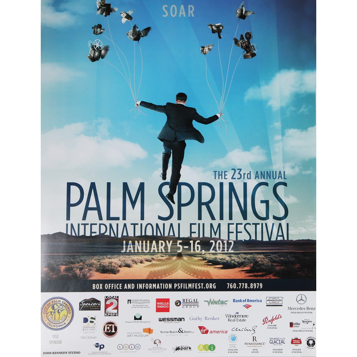 2012 Palm Springs International Film Festival Poster - Destination PSP