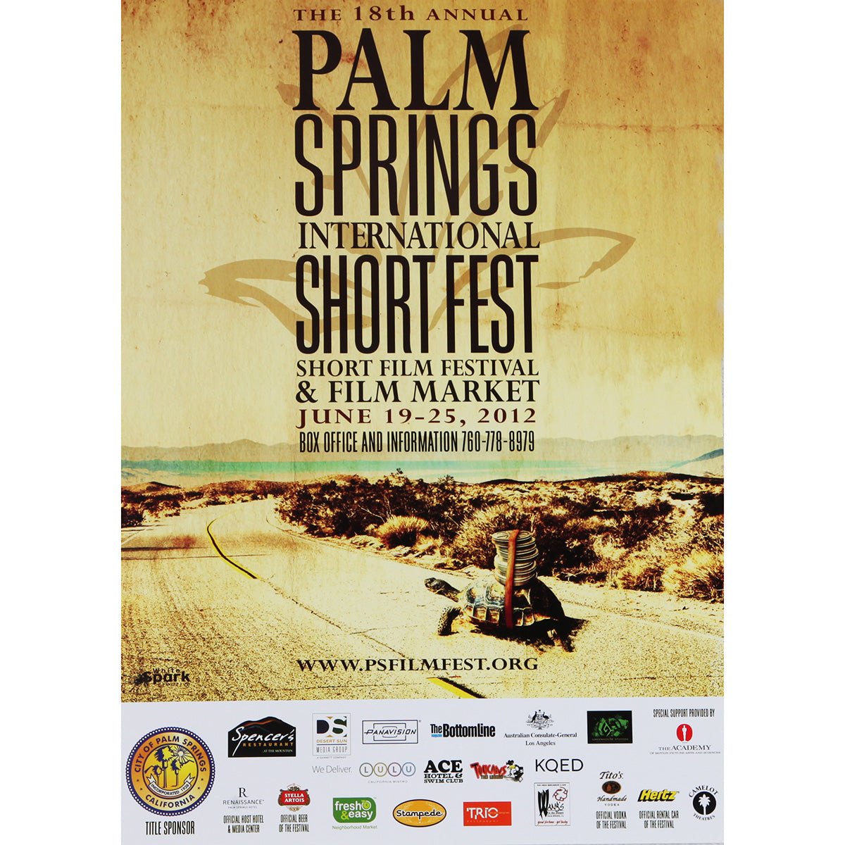 2012 Palm Springs International Shortfest Poster - Destination PSP