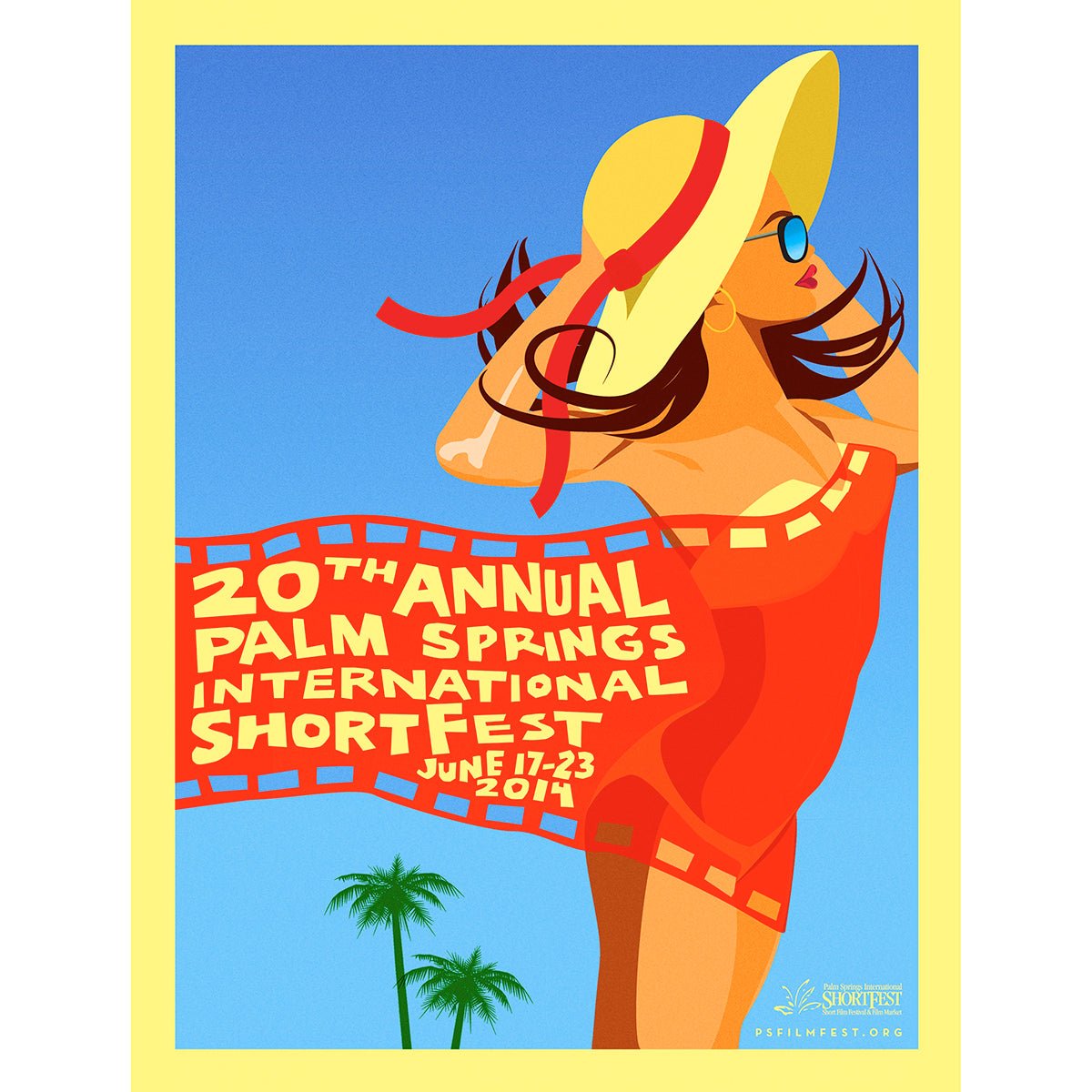 2014 Palm Springs International ShortFest Poster - Destination PSP