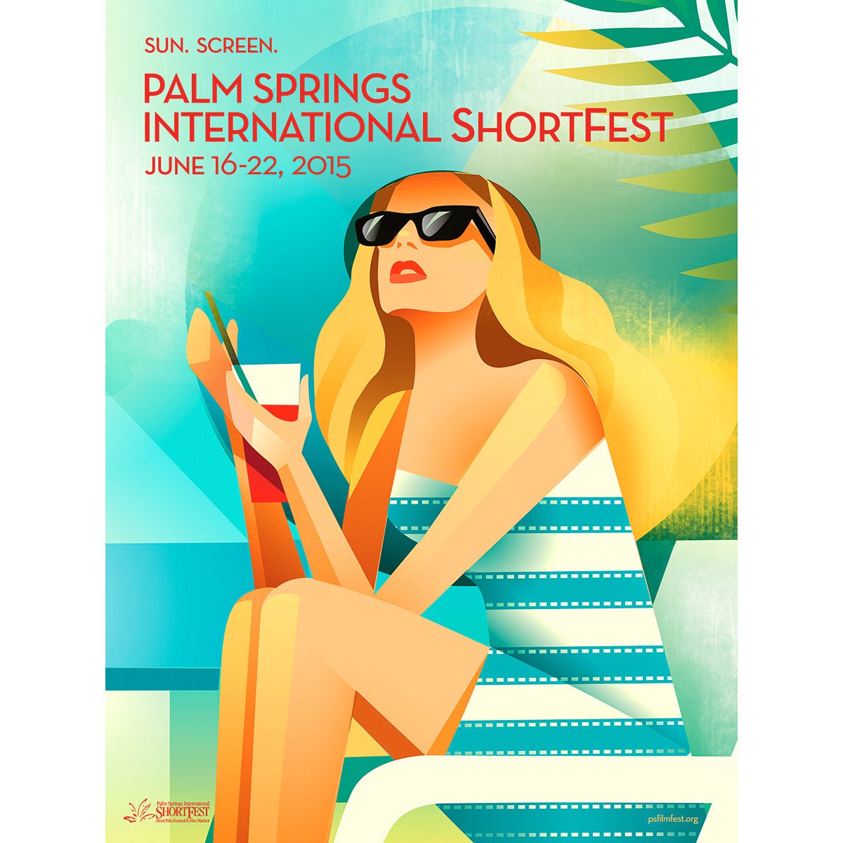 2015 Palm Springs International ShortFest Poster - Destination PSP