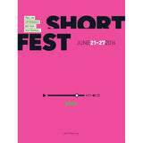2016 Palm Springs International ShortFest Poster - Pink/Yellow