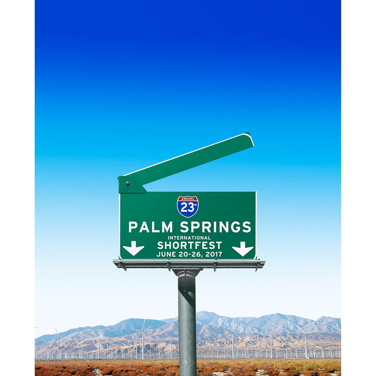 2017 Palm Springs International ShortFest Poster - Destination PSP