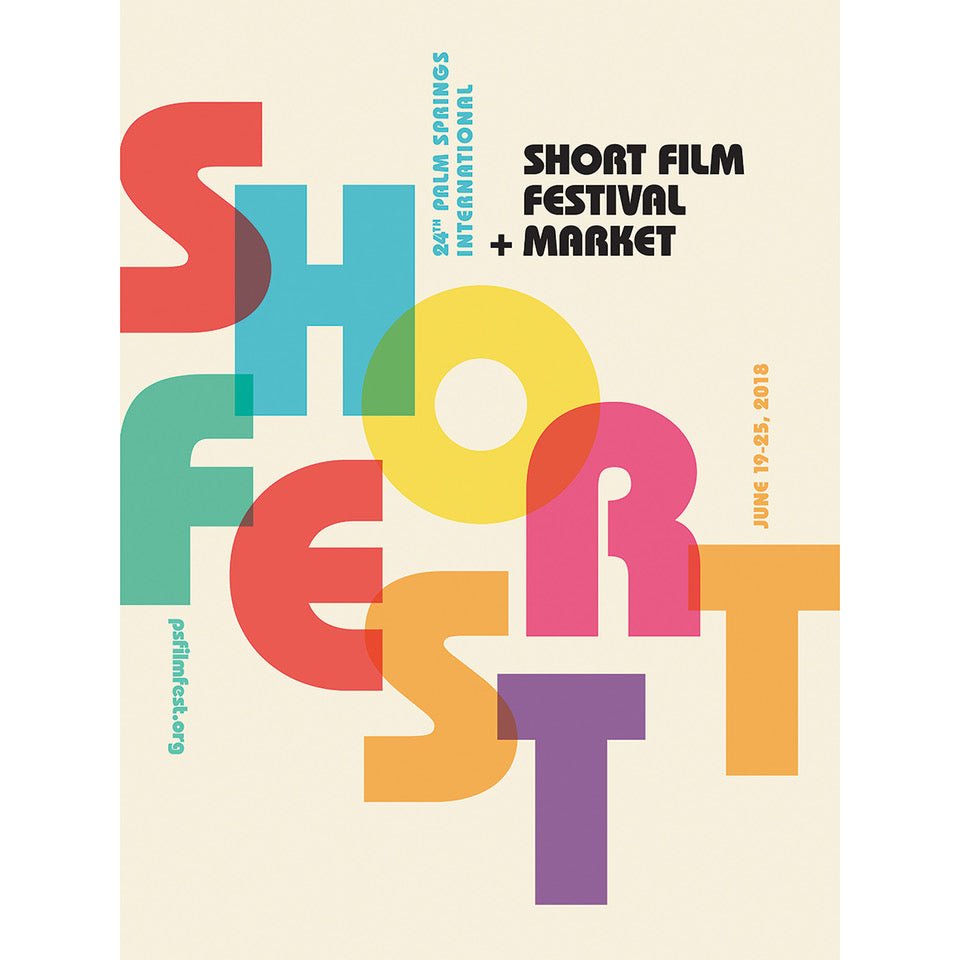 2018 Palm Springs International ShortFest Poster - Destination PSP