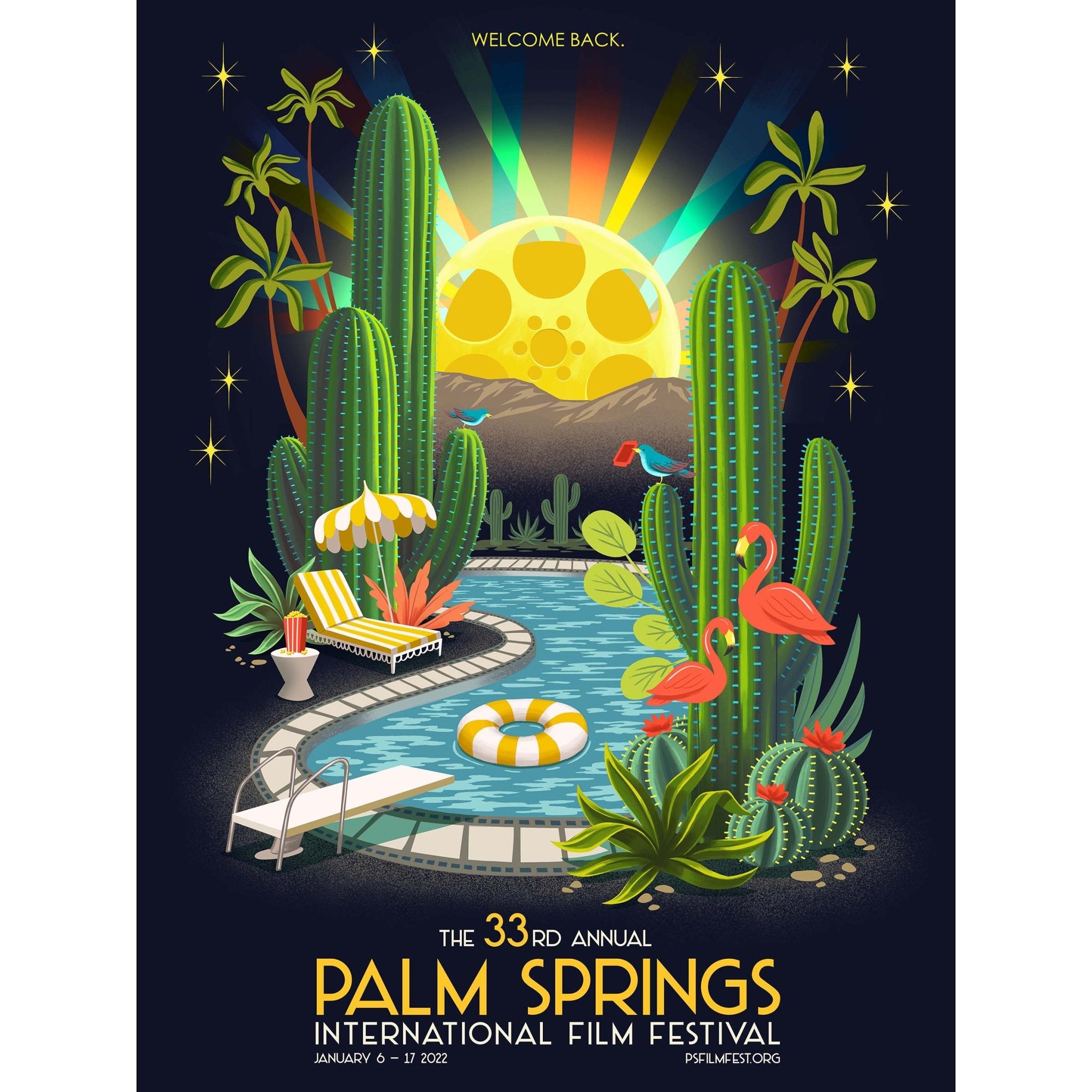 2022 Palm Springs International Film Festival Poster - Destination PSP