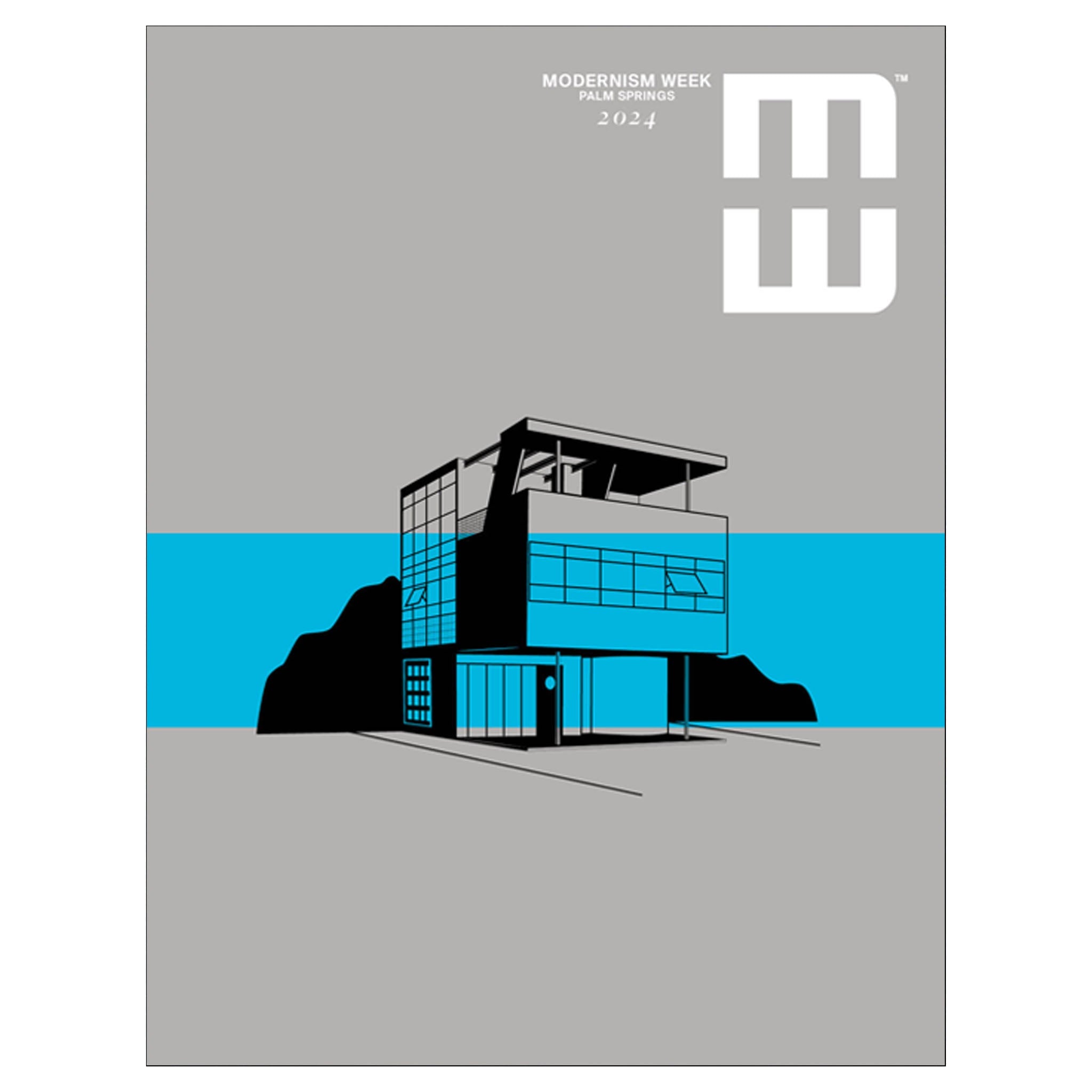 2024 Modernism Week Aluminaire House Poster - Destination PSP