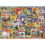 Retro Comic Books 1000 Piece Puzzle
