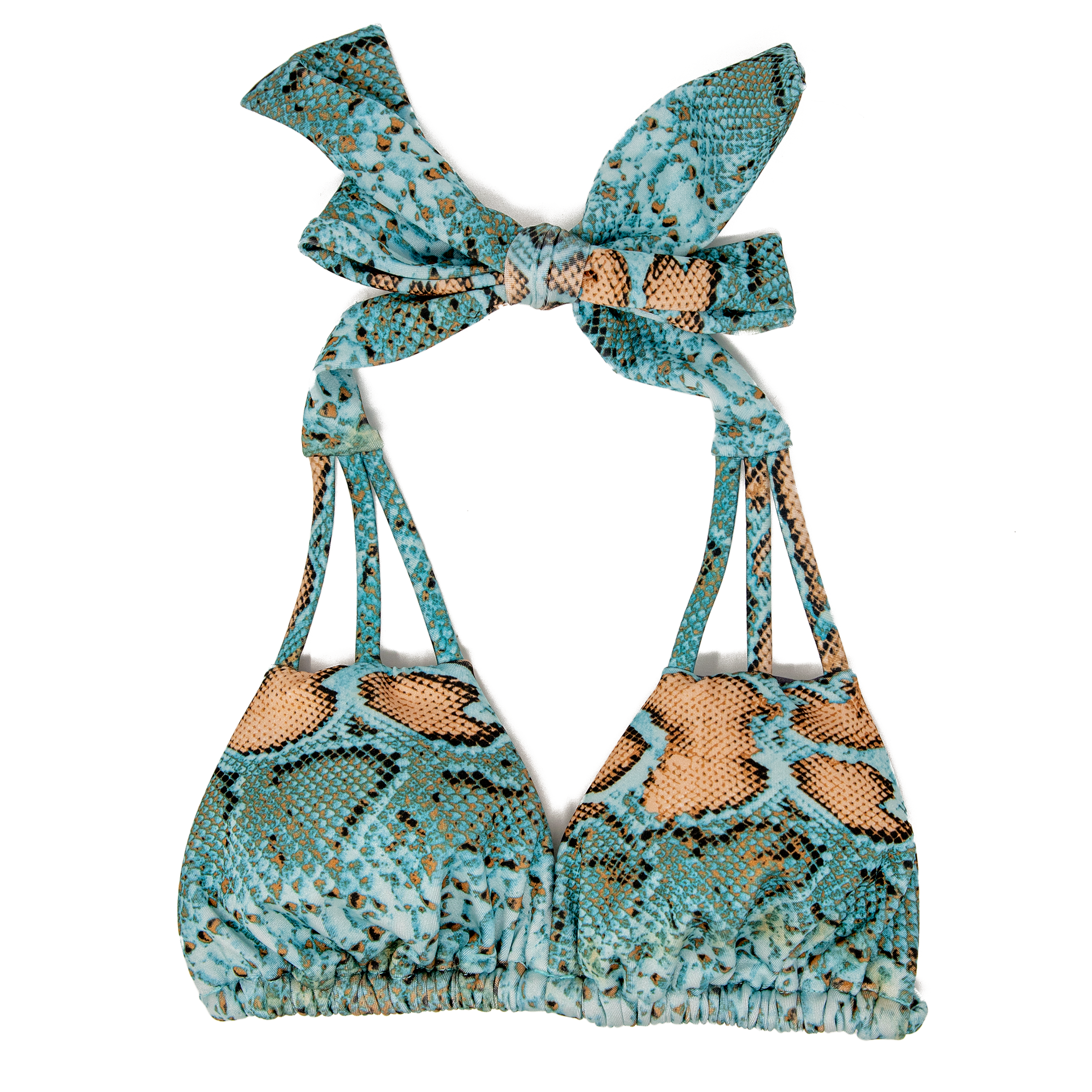 Seaweeds Blue Snake Strappy Top