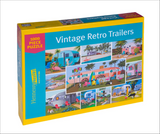 Vintage Retro Trailers Jigsaw Puzzle