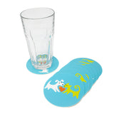 Animal Shelter Vinyl Coasters Set of 8