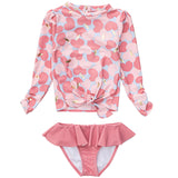 Apple Love Long Sleeve Ruffle Set
