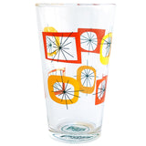 Atomic Design Beer Glass Set of 4 - Orange Yellow