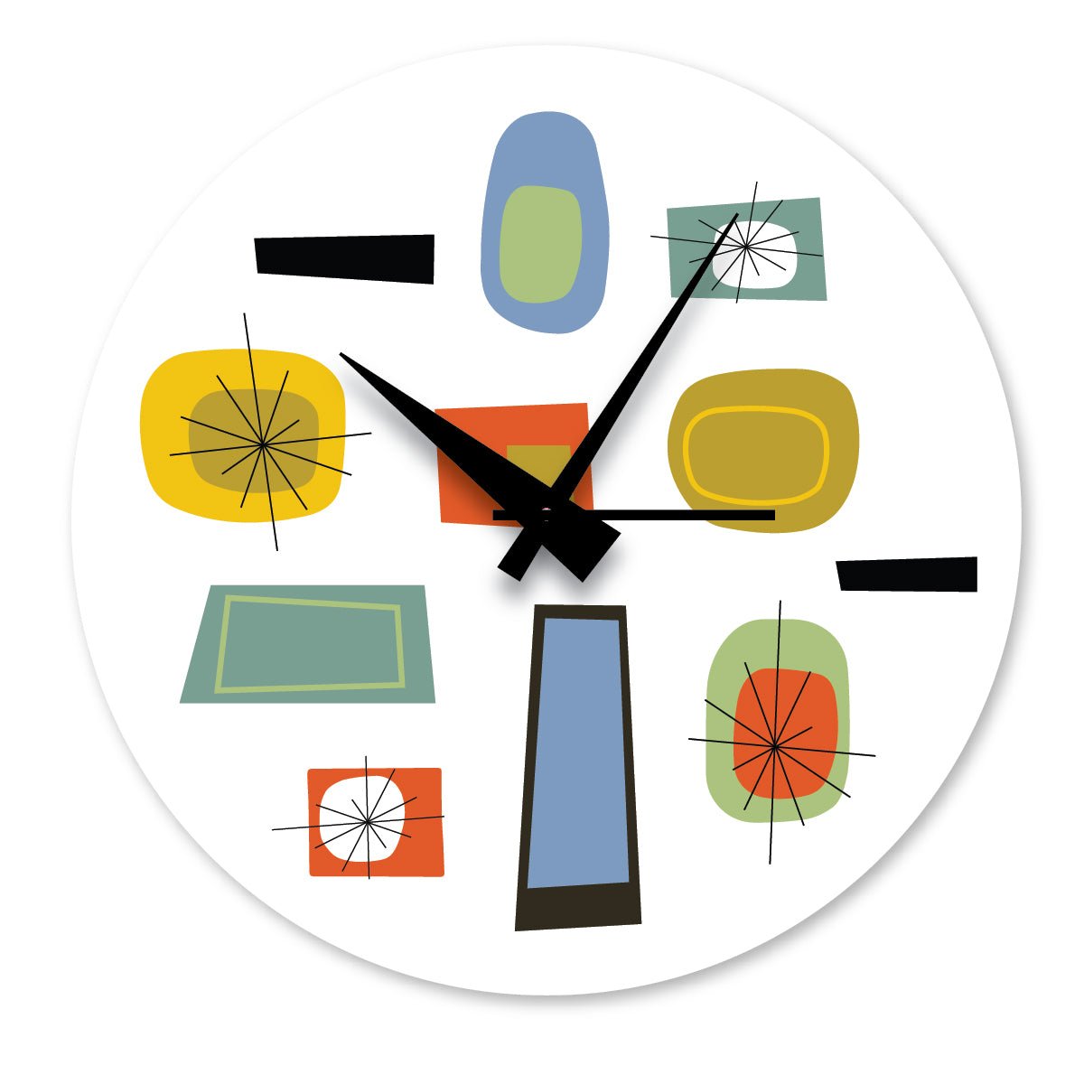 Atomic Design Wall Clock in White - Destination PSP