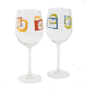 Atomic Design Wine Glasses Mixed -Set of 4 - Destination PSP