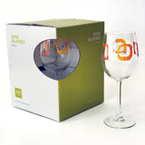 Atomic Design Wine Glasses Orange Yellow -Set of 4