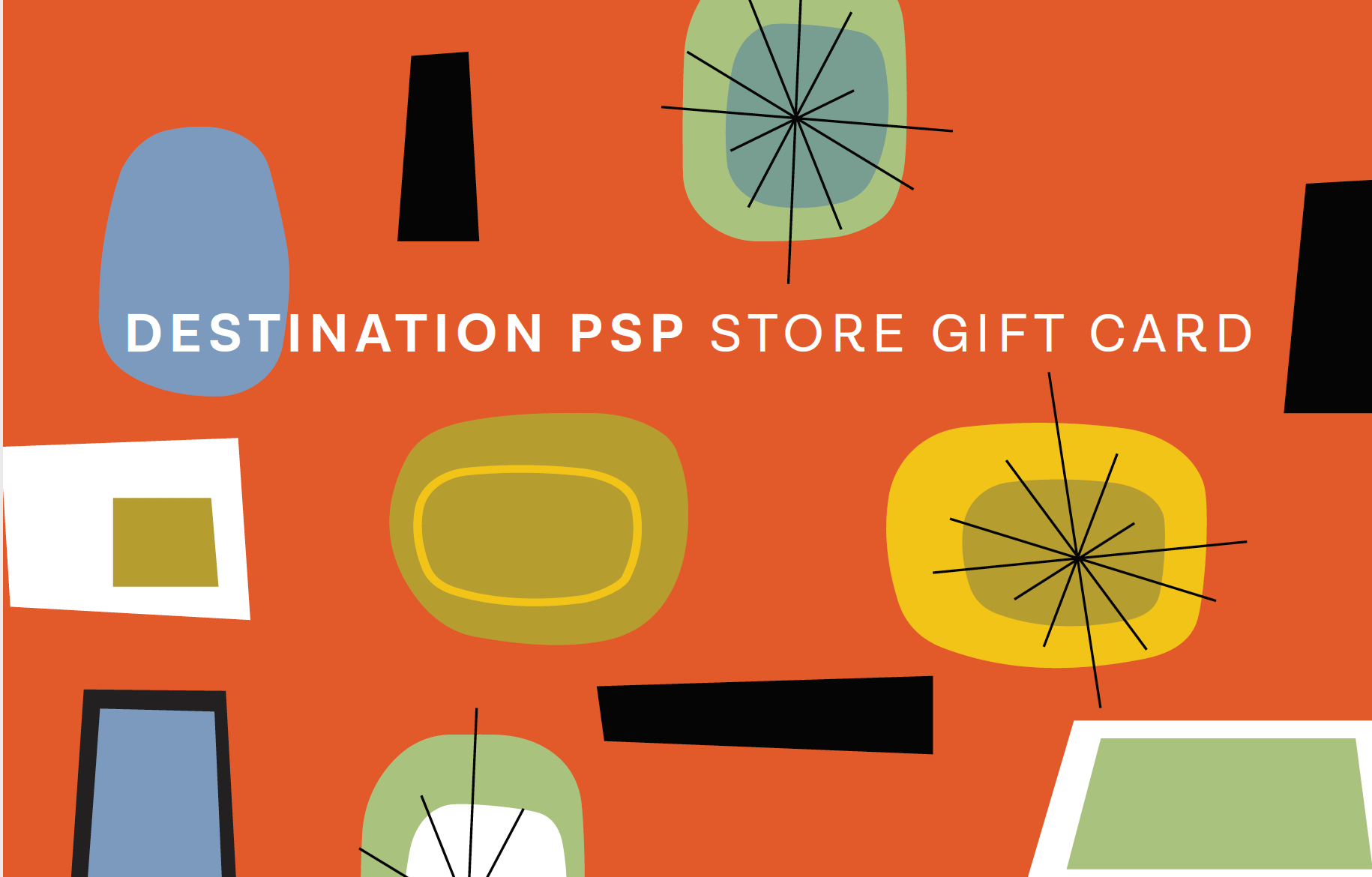 Atomic Plastic Gift Card - In Store Use - Destination PSP
