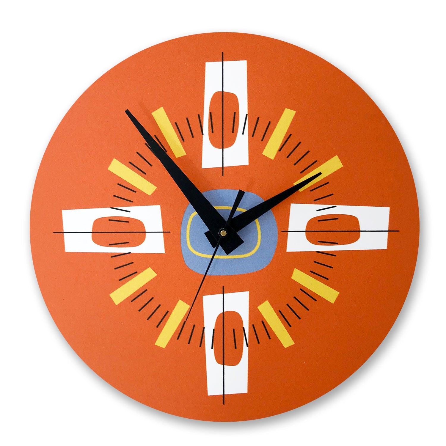 Atomic Wall Clock in Orange - Destination PSP