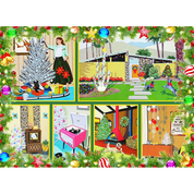 Mid Century Christmas Jigsaw Puzzle