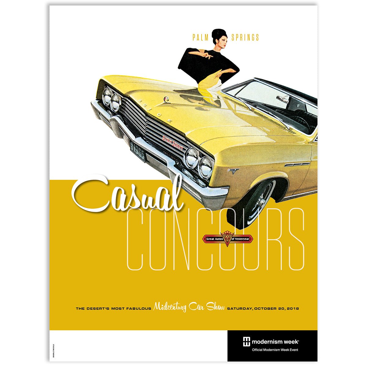 Casual Concours 2018 Poster - Buick - Destination PSP
