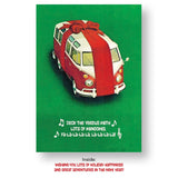 Retro Holiday Card  - Classic Cars Series - Veedub