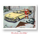 Retro Holiday Card  - Classic Cars Series - Chevy
