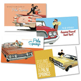 Classic Car Palm Springs Postcards -Set of 4