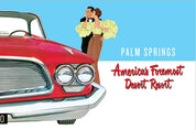 Classic Car Palm Springs Postcards -Set of 4 - Destination PSP