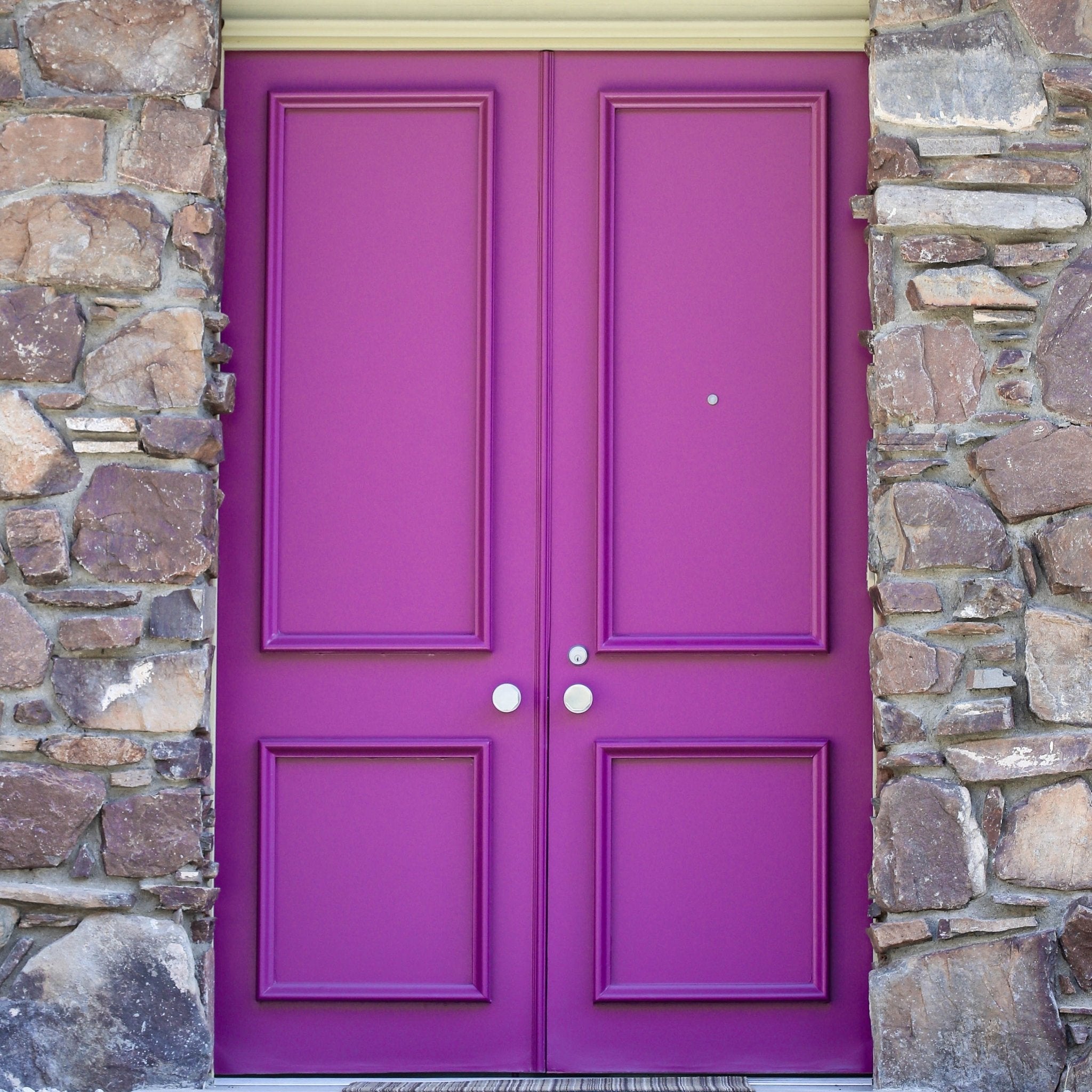Doors of Palm Springs Photograph by Kelly Segré - Purple Door of Palm Springs - Destination PSP