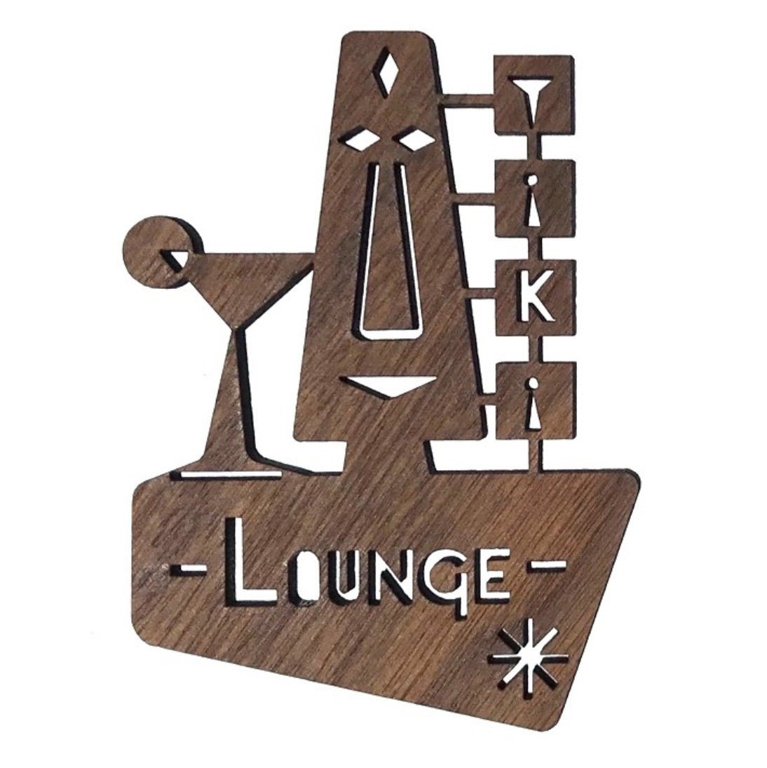 Frederick Arndt Wooden Ornaments - Tiki Lounge - Destination PSP