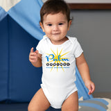 Baby Onesie - Palm Springs Starburst -  White