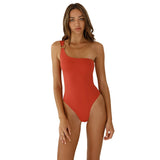 KYA Amara One Piece Swim Suit - Reversible - Terracotta / Bone