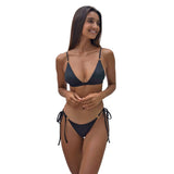 KYA Anna Reversible Swim Top - Black / Bellini