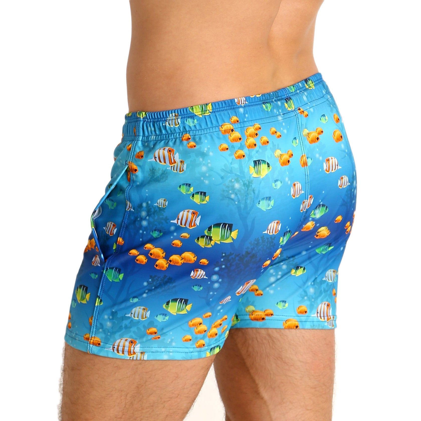 LASC Malibu Swim Shorts - Fish Paradise - Destination PSP