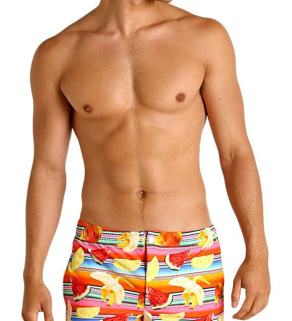 LASC Malibu Swim Shorts - Fruit Stripes - Destination PSP