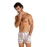 LASC Malibu Swim Shorts - Rainbow Cloud